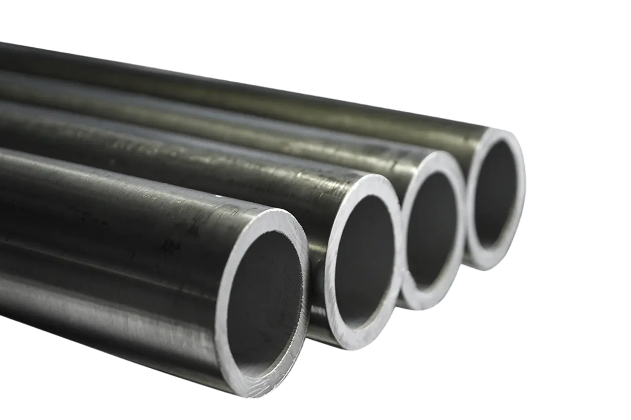 Close-up view of premium stainless steel tubes used in industrial and construction applications across the Saudi market.