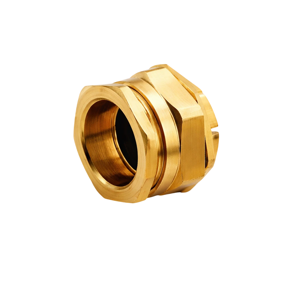 Brass cable gland fitting available from Oz-Gedney supplier Saudi Arabia for industrial and hazardous area applications.