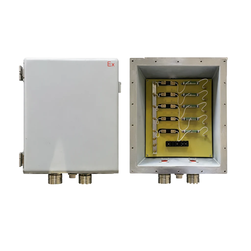 Explosion proof electrical junction box supplied by authorized Oz-Gedney supplier Saudi Arabia for hazardous industrial locations.