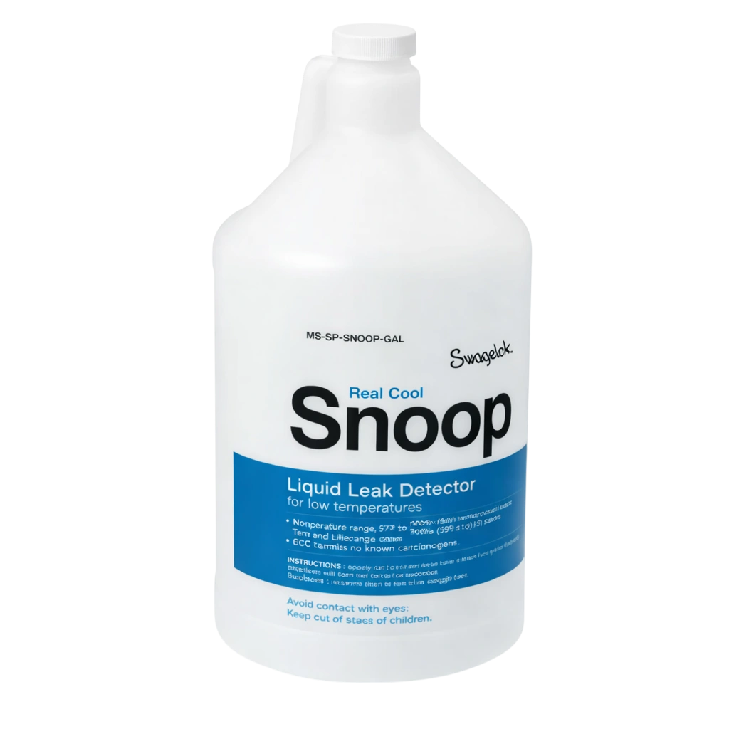 Original Swagelok Snoop Real Cool liquid leak detector supplied by Swagelok snoop supplier Saudi Arabia.