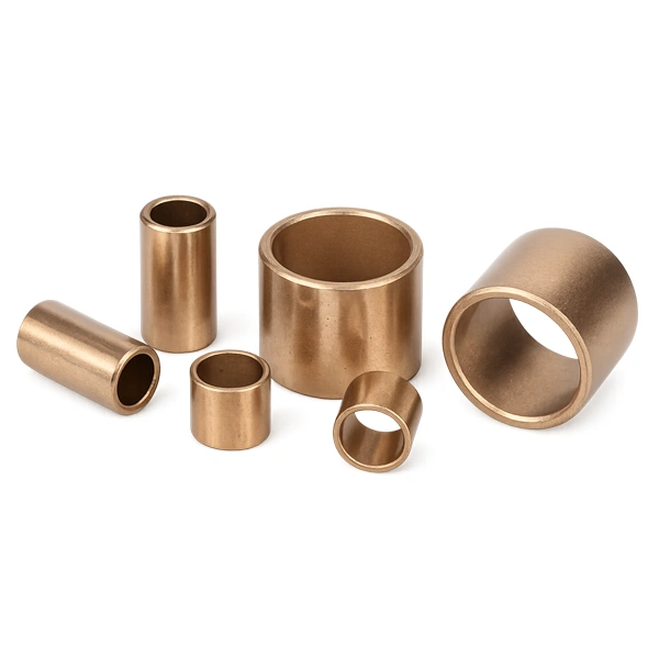 Industrial bronze bushes and gunmetal sleeve bearings in multiple sizes