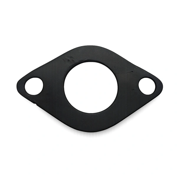 Black rubber 2 bolt flange gasket for industrial sealing applications