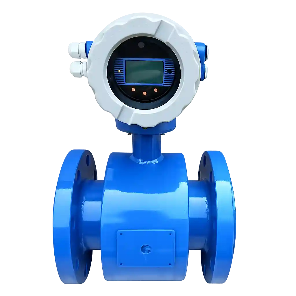 industrial water flow meter in Saudi Arabia with digital display for accurate water measurement.