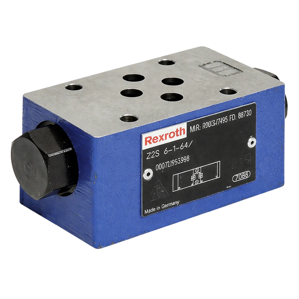 Industrial Rexroth check valve supplied by a Rexroth Supplier in Saudi Arabia for reliable hydraulic flow control systems.