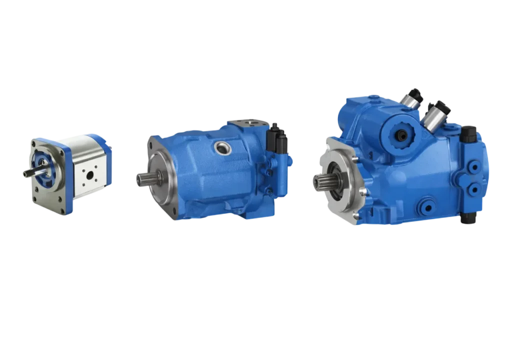 Industrial Rexroth hydraulic pumps supplied by a Rexroth Supplier in Saudi Arabia for high performance hydraulic systems.