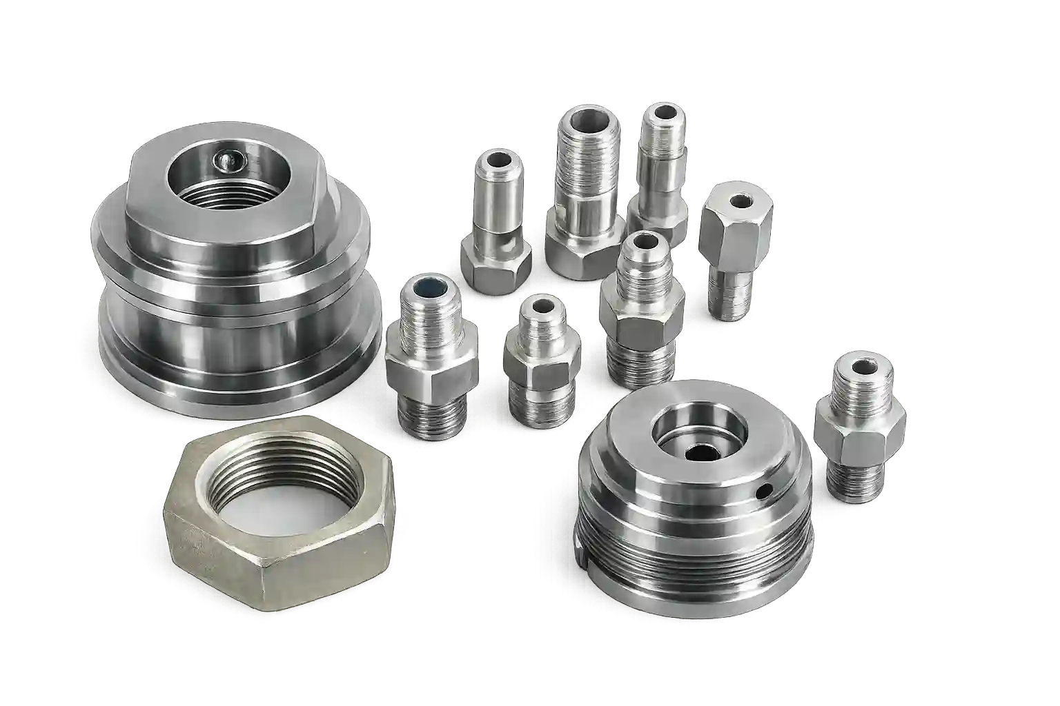 Precision hydraulic fitting components for industrial systems and Tensile Structure Manufacturers in Saudi Arabia