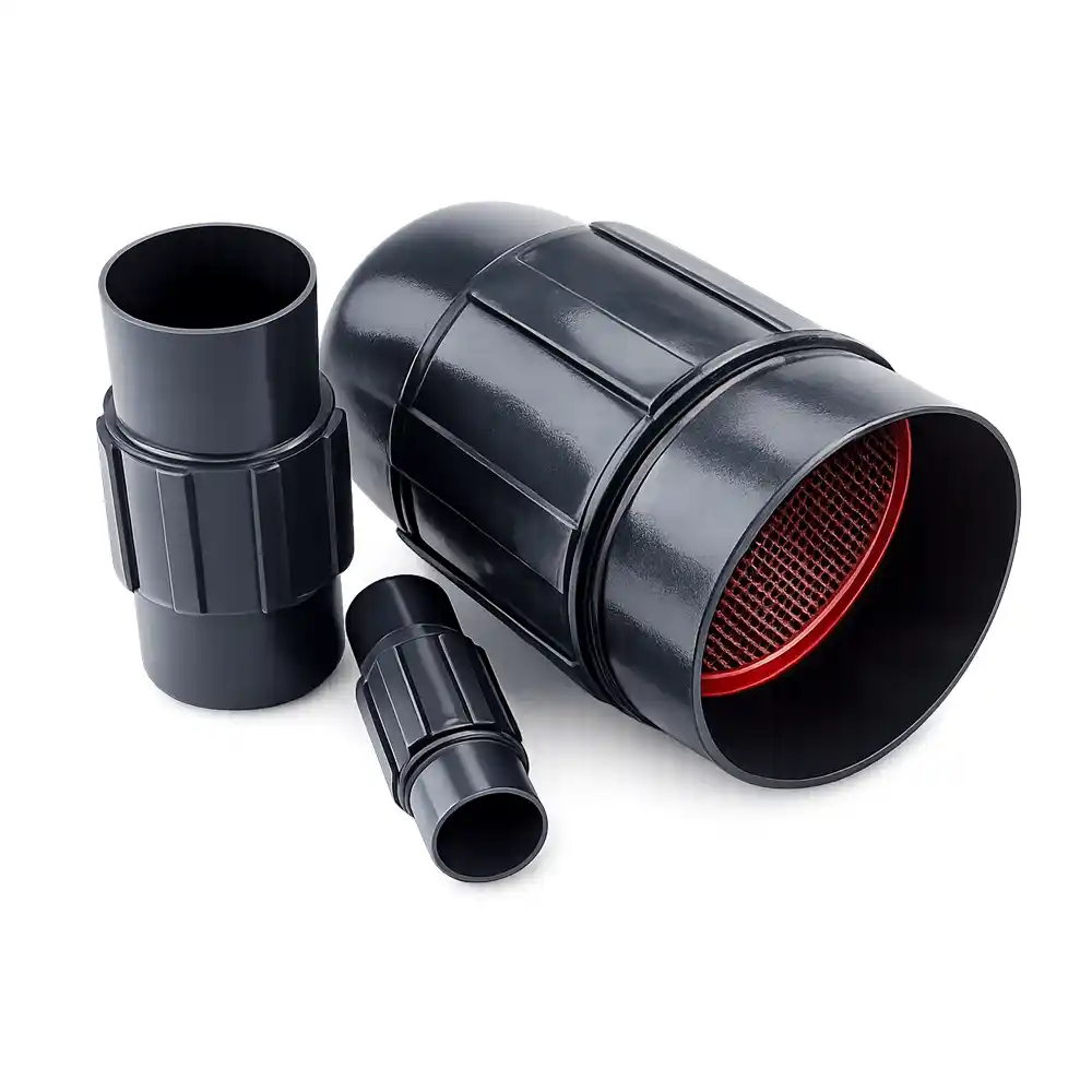 Industrial conduit coupling accessories for secure pipe connections.