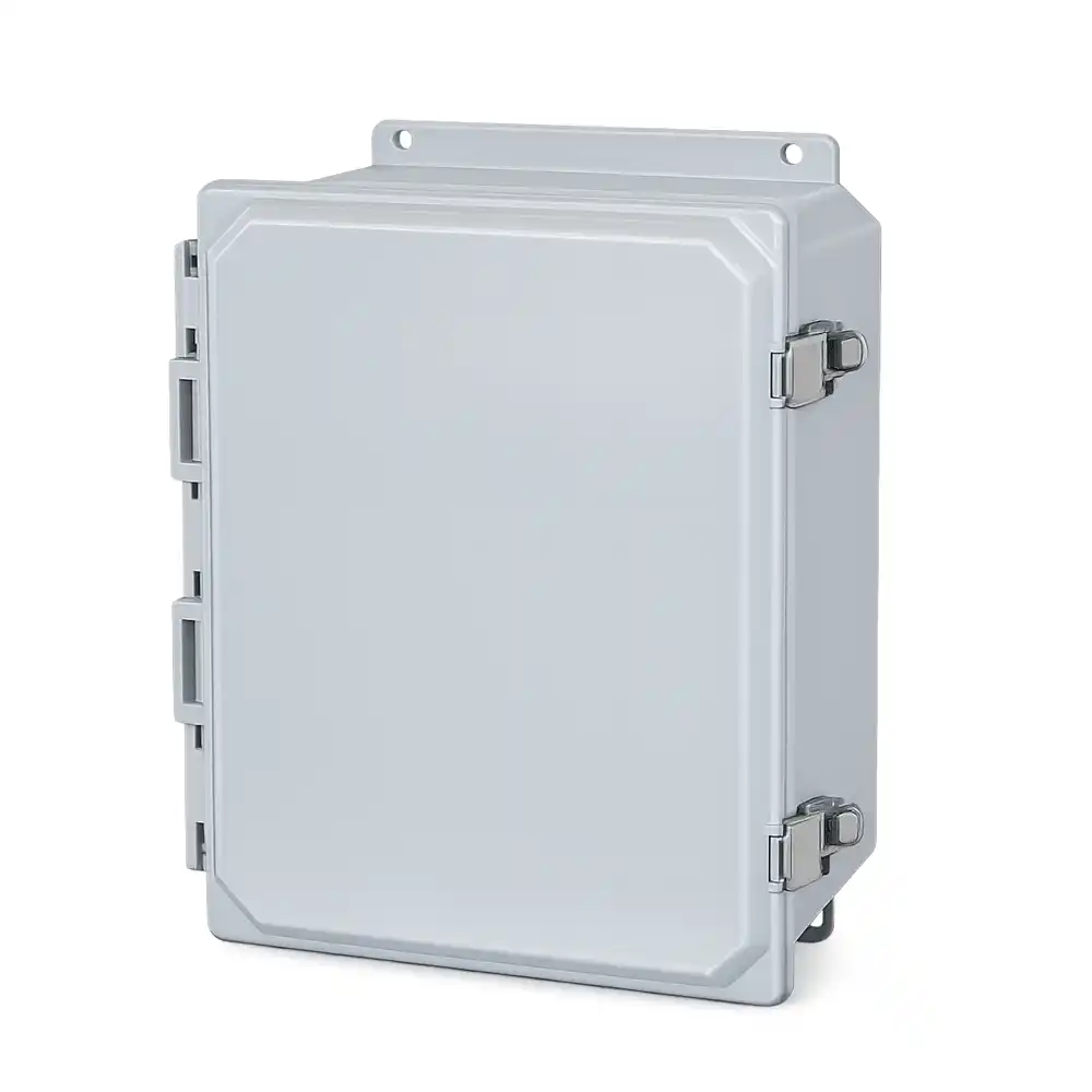 Weatherproof electrical junction box used with pvc coated rgs conduit in saudi arabia.