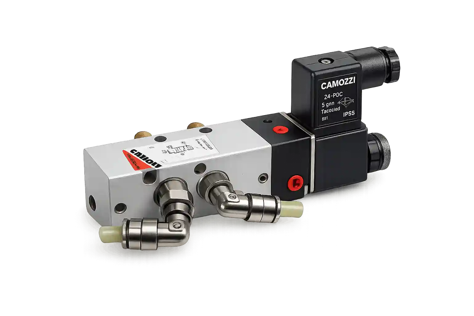 Camozzi directional control valve for pneumatic automation systems.
