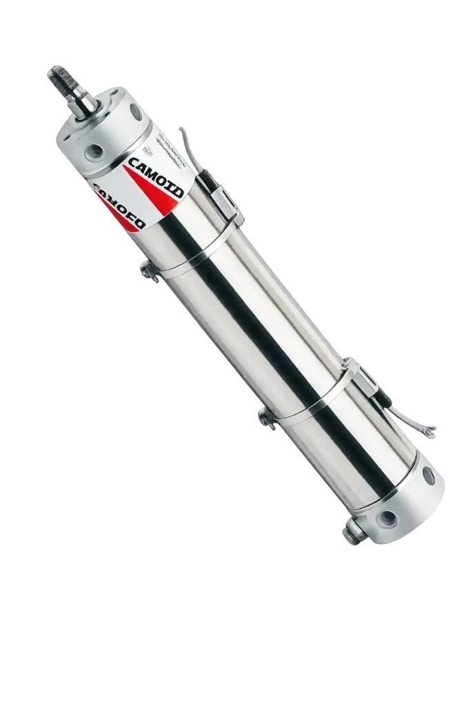 Camozzi pneumatic cylinder supplied by trusted Camozzi suppliers in Saudi Arabia for industrial automation applications.